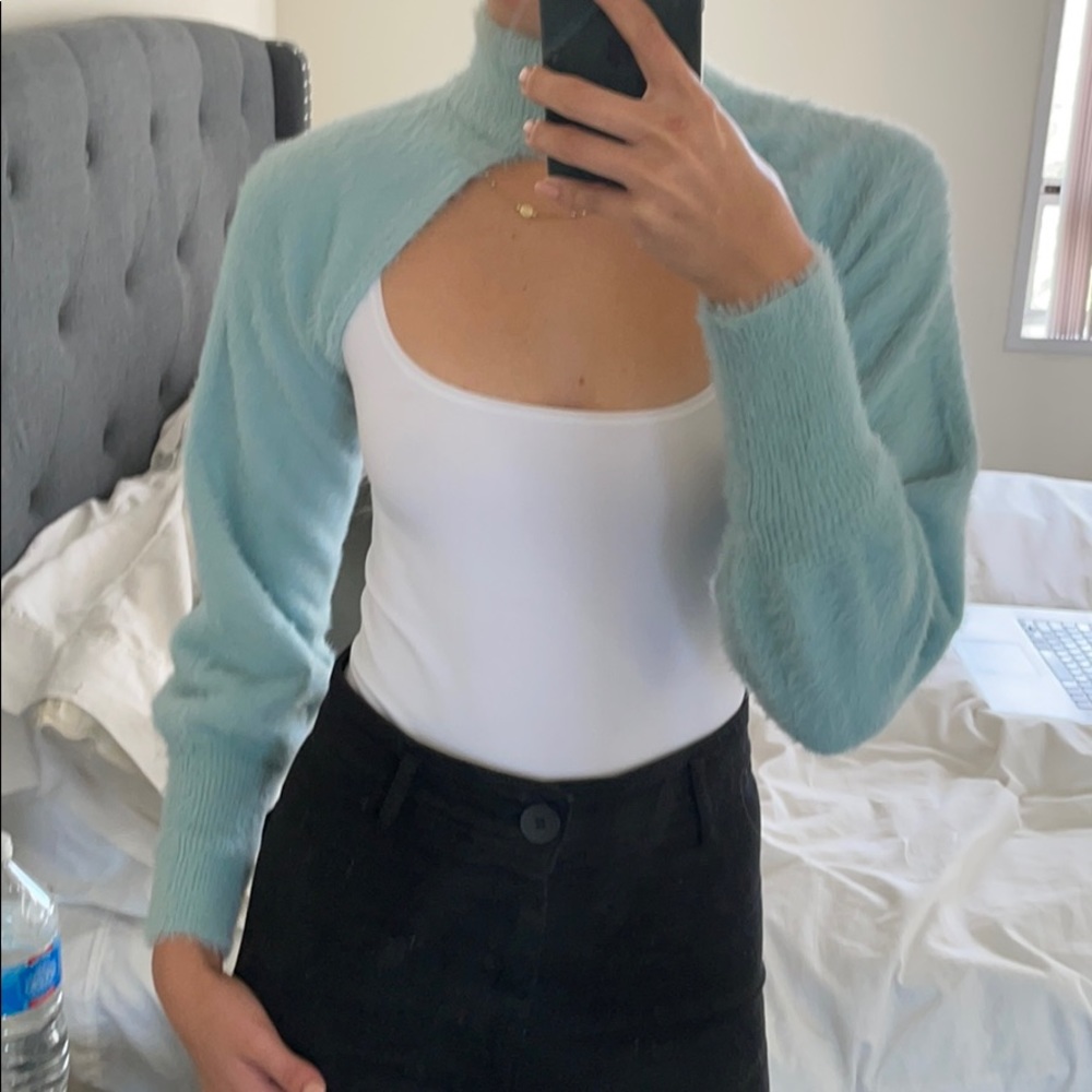 Zara Turtleneck Sleeve Top